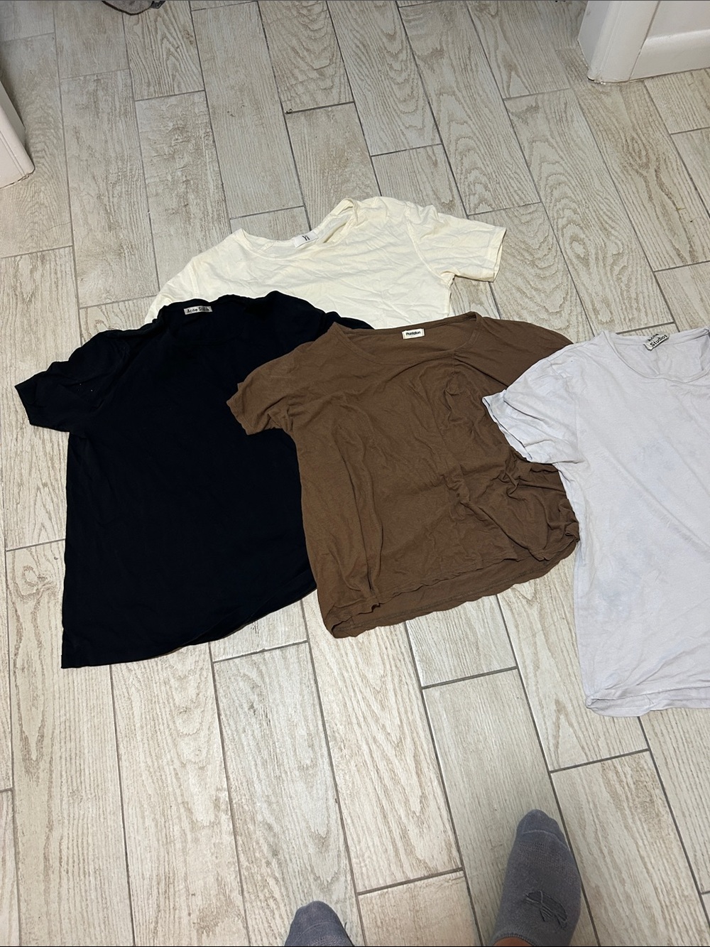 Acne studios, Issey Miyake (plantation/brown) yohji yomamato 4 shiirts.